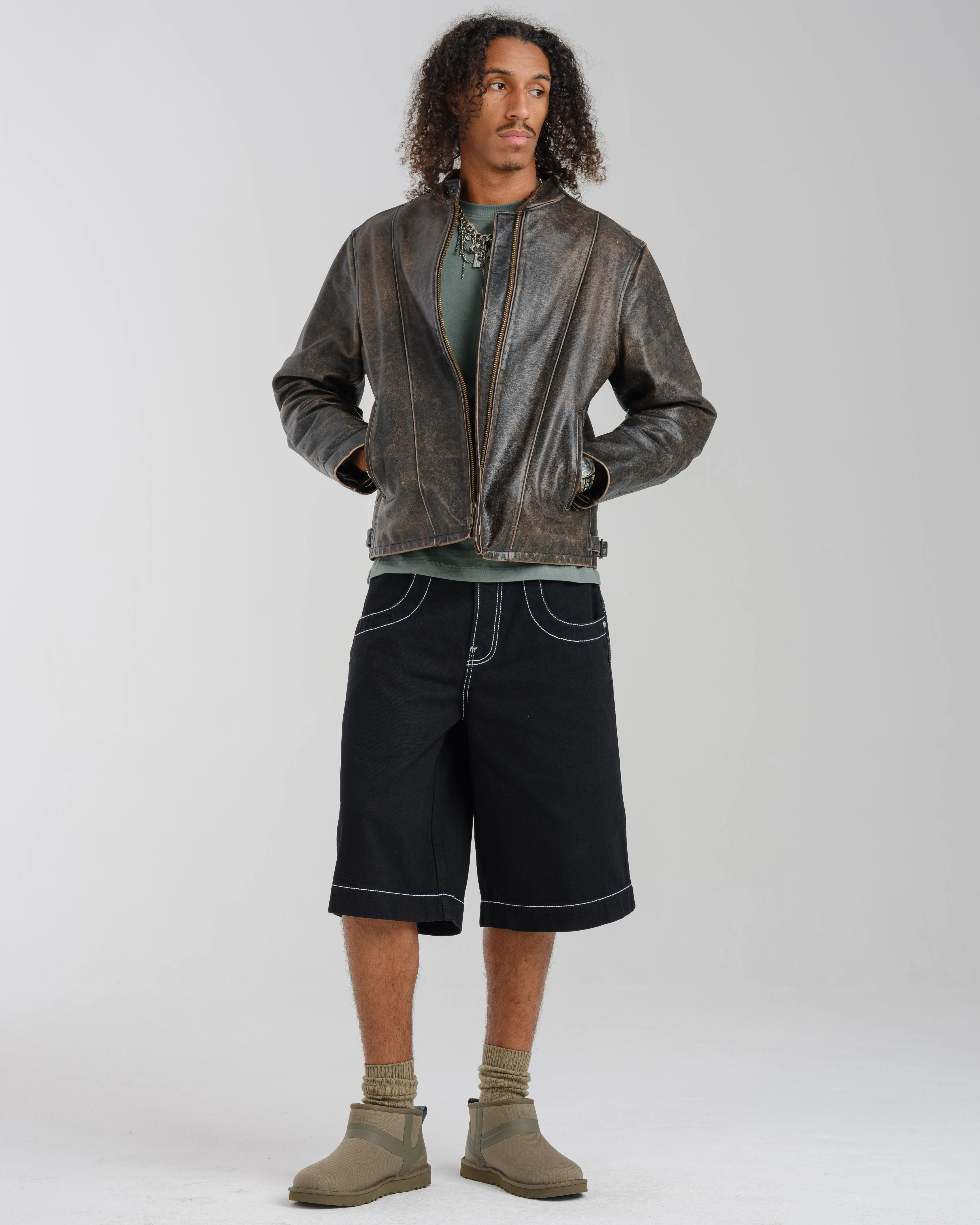 101 Twin Cannon Shorts. 14. Black/Silver J.