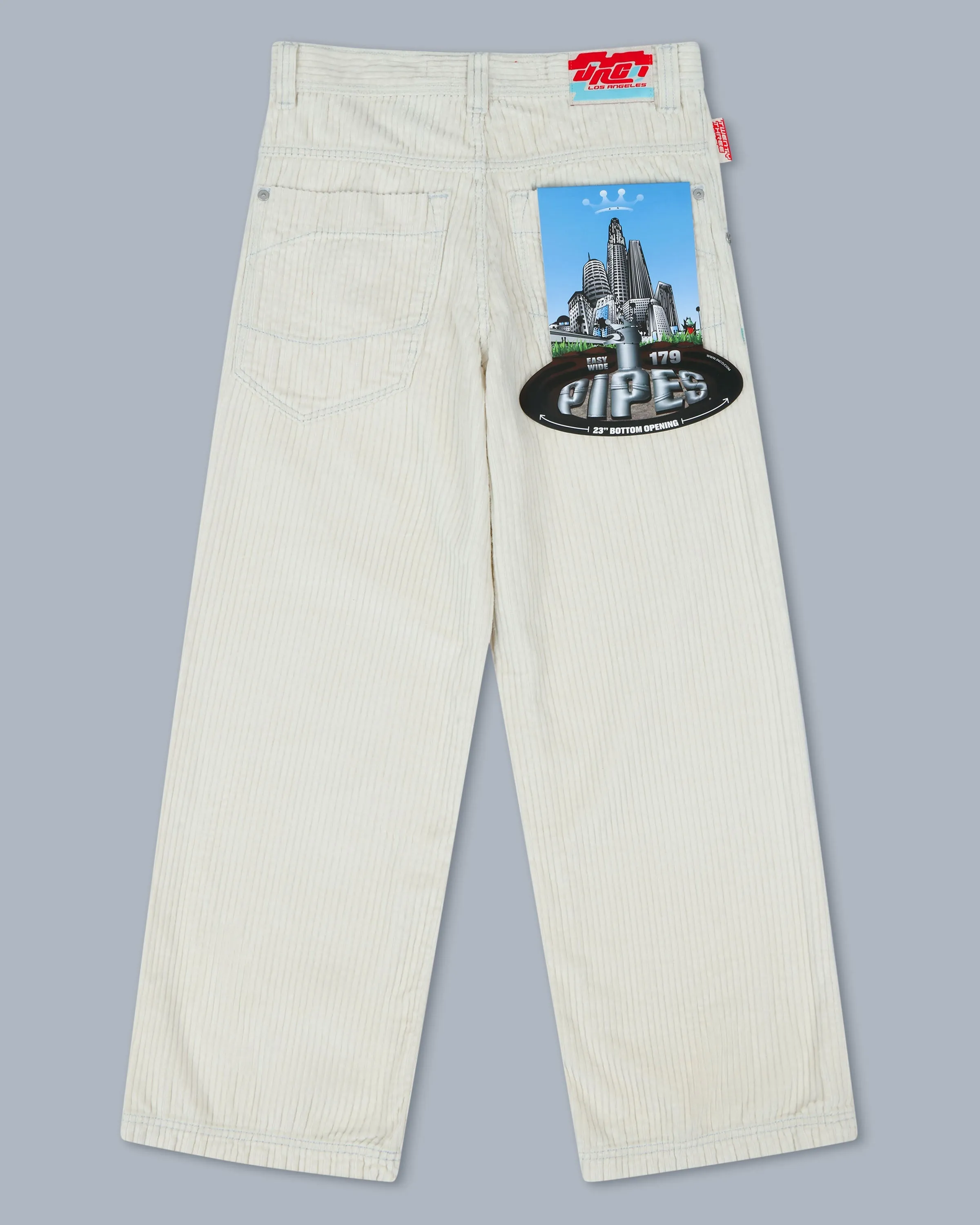 1179 Easy Wide Pipes. 23. 4 Wale Corduroy. Tofu.