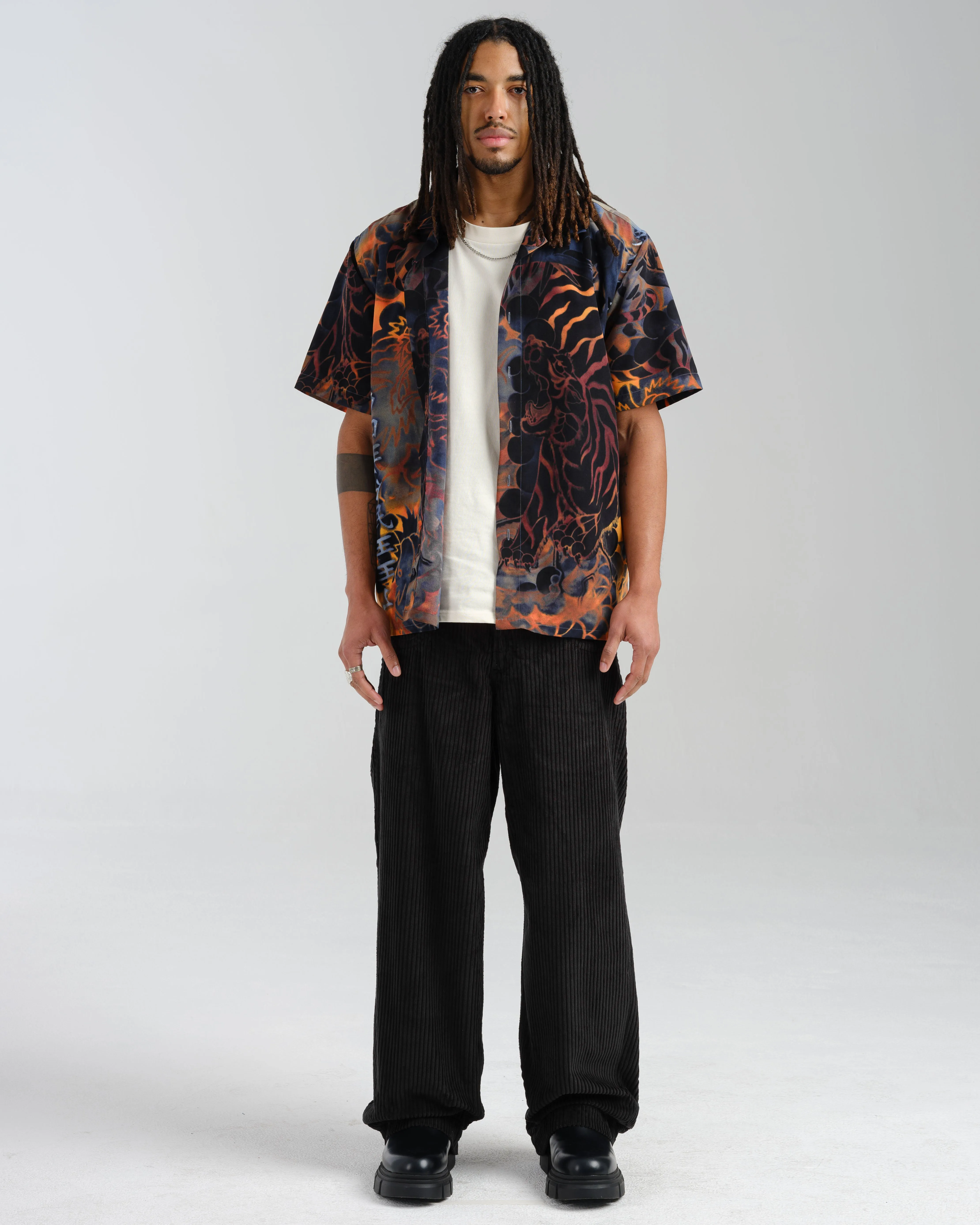 169 Low Down. 20. 4 Wale Corduroy. Black.