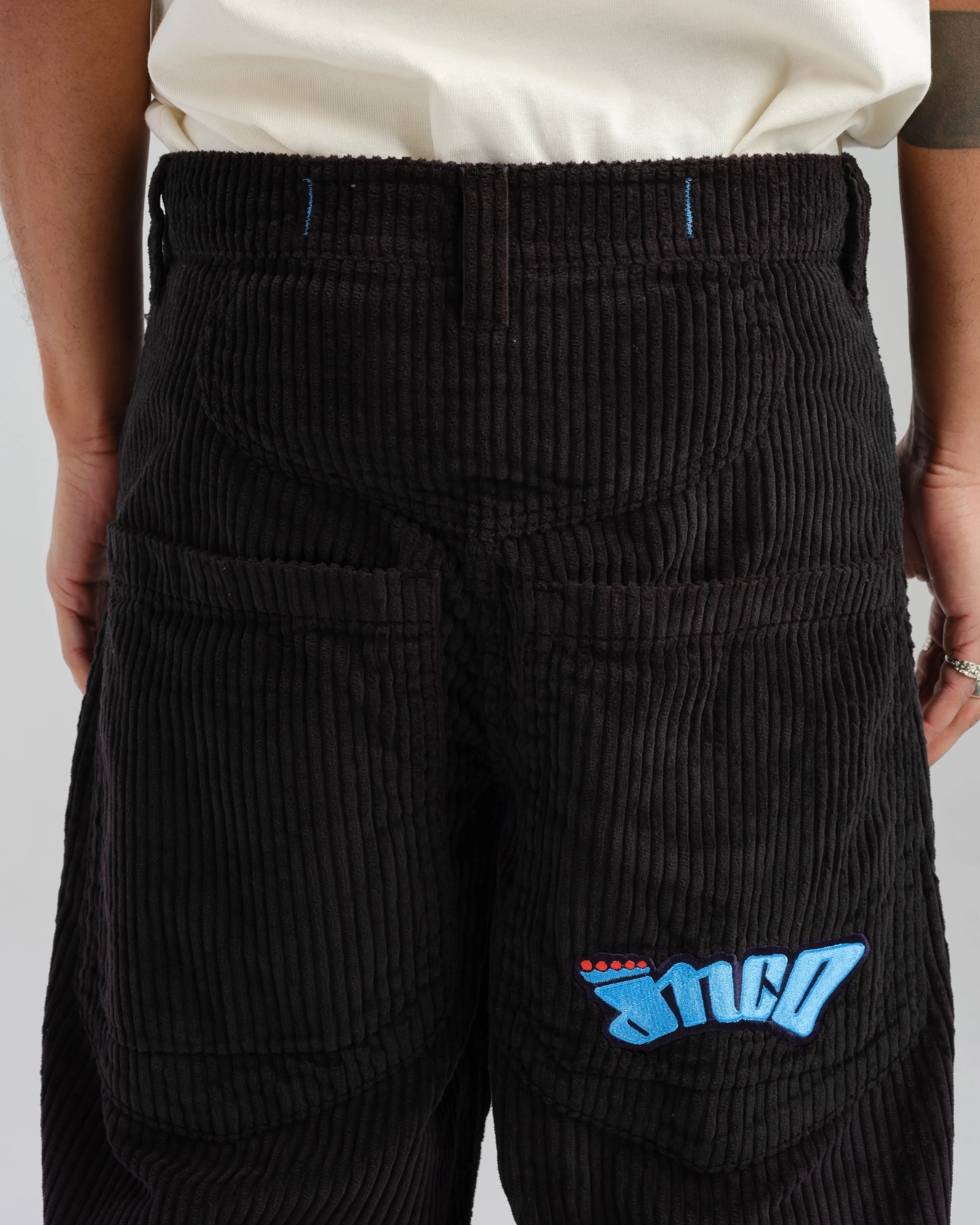 169 Low Down. 20. 4 Wale Corduroy. Black.