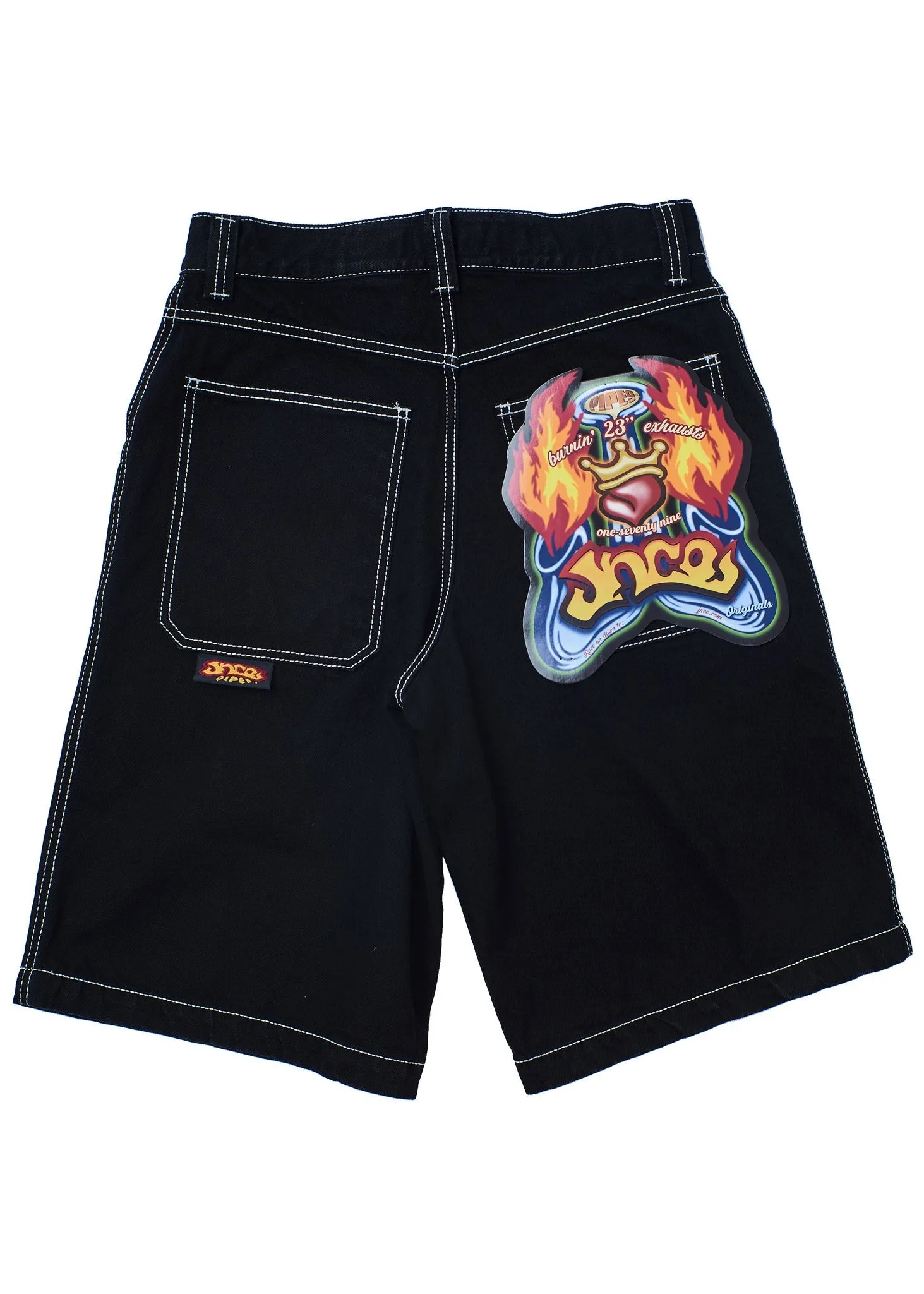 179 Pipes Shorts. 14 Inseam. Jet Black.