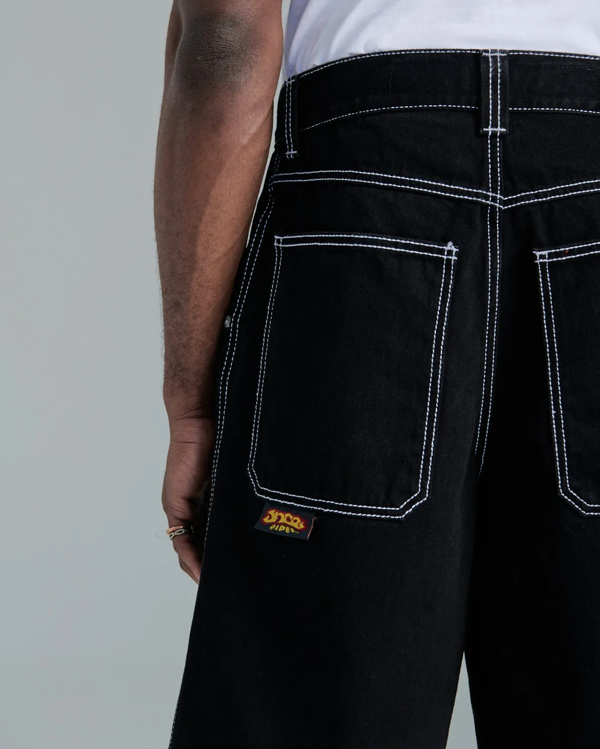 179 Pipes Shorts. 14 Inseam. Jet Black.