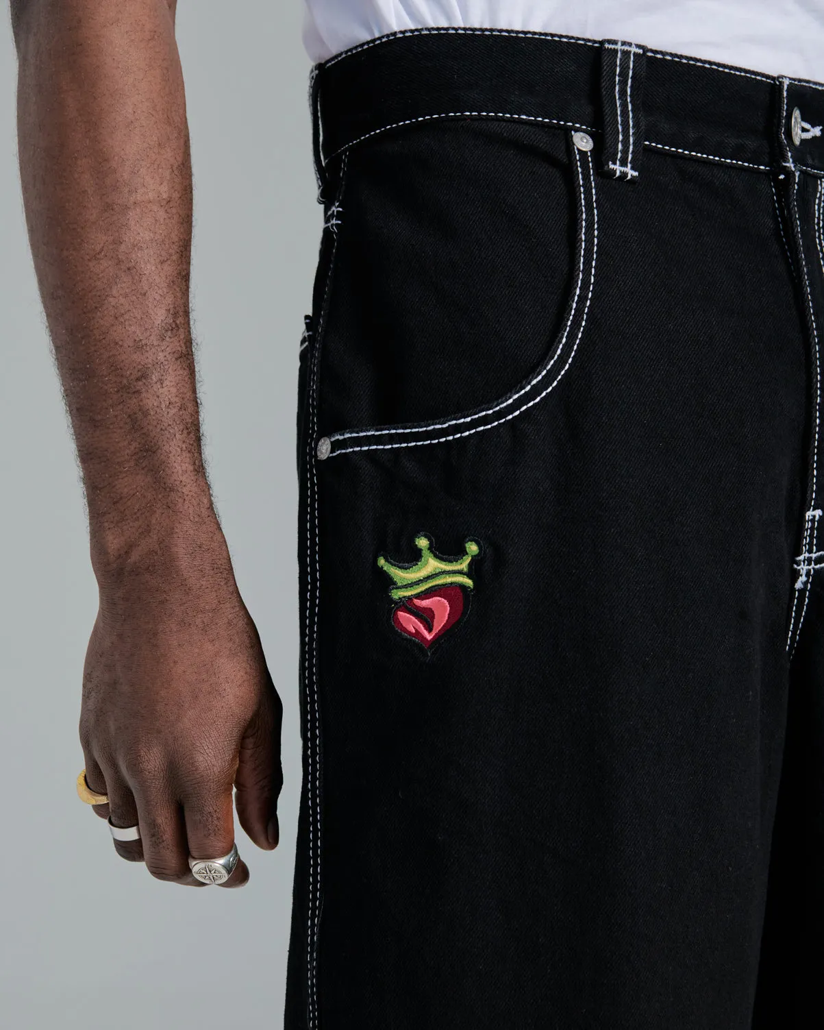 179 Pipes Shorts. 14 Inseam. Jet Black.
