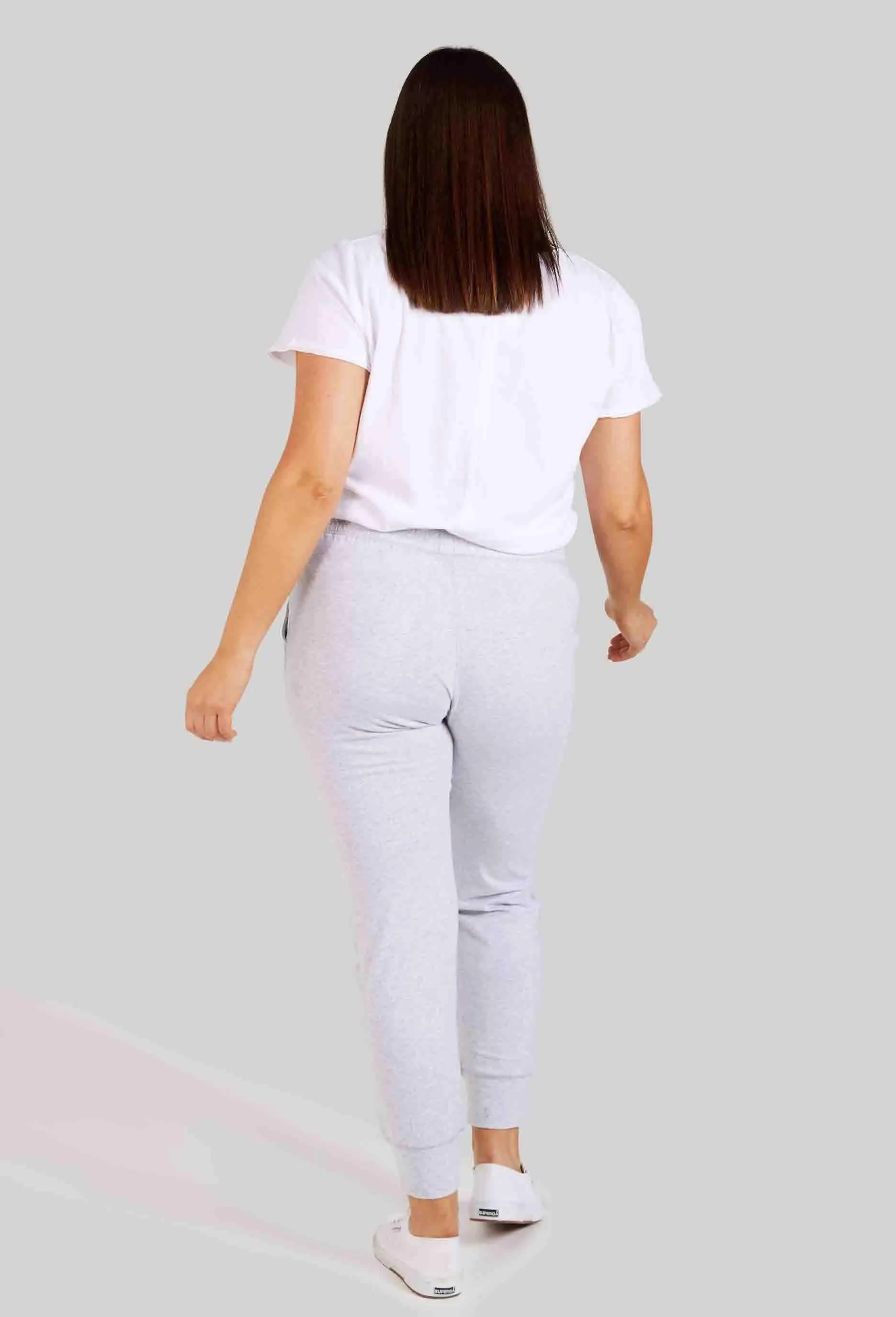 3/4 Brunch Pants - Grey Marle