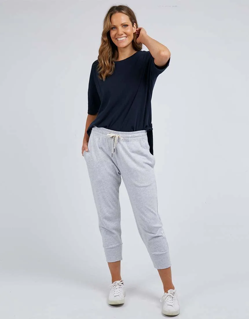 3/4 Brunch Pants - Grey Marle