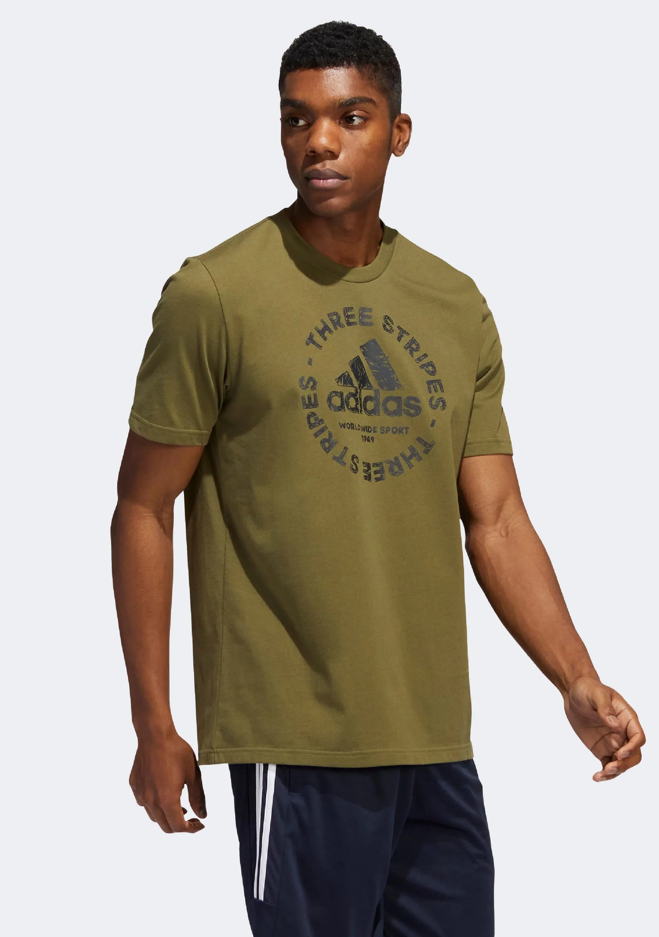 Adidas Men's Sketch Emblem Graphic Tee