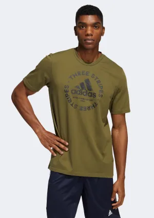 Adidas Men's Sketch Emblem Graphic Tee