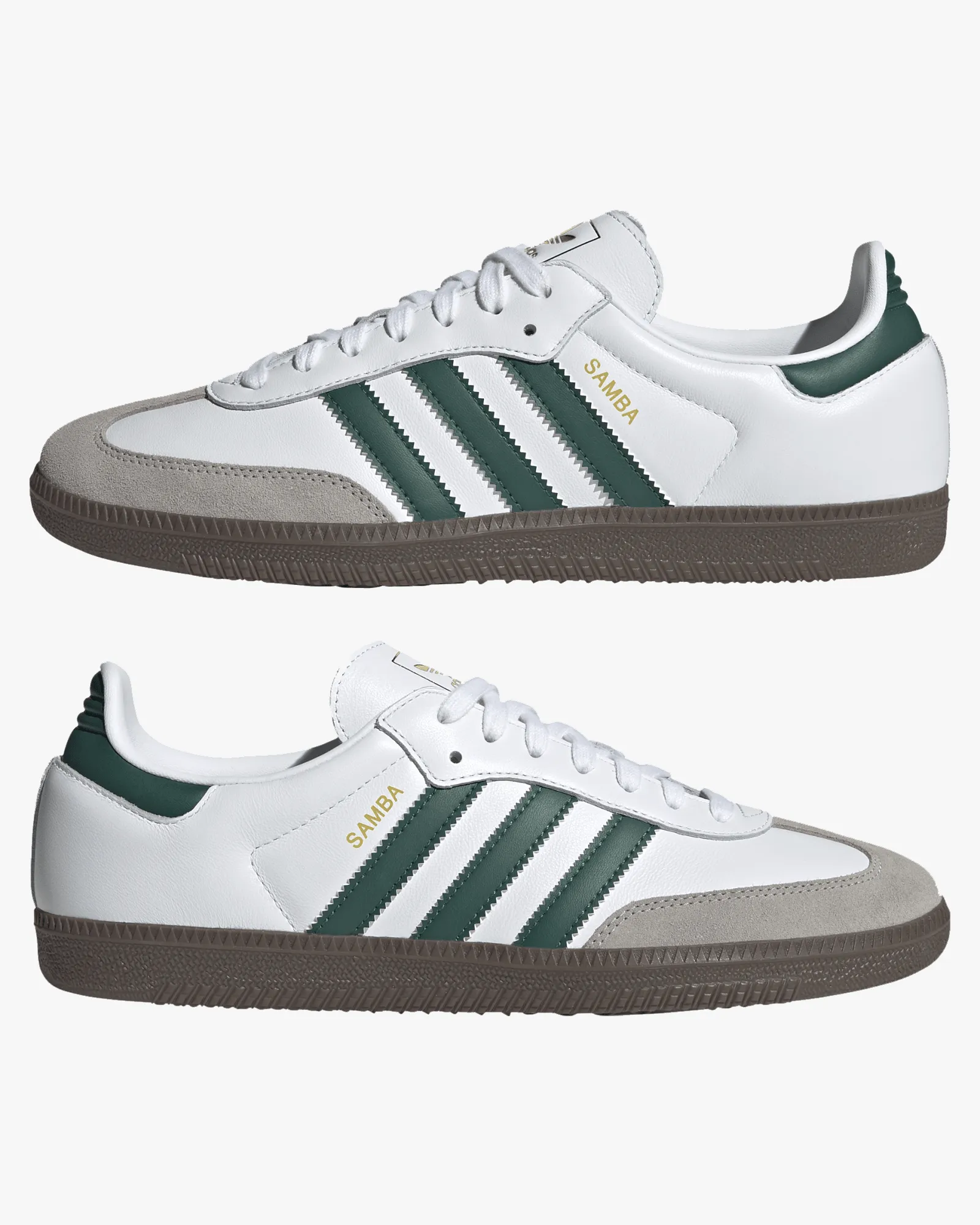 Adidas Samba OG - Cloud White / Collegiate Green / Clear Granite