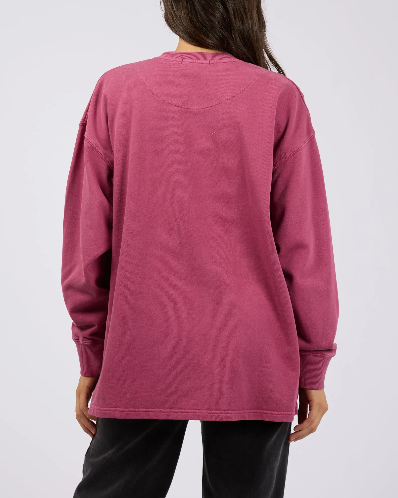 All About Eve AAE Washed Relaxed Crew Blush