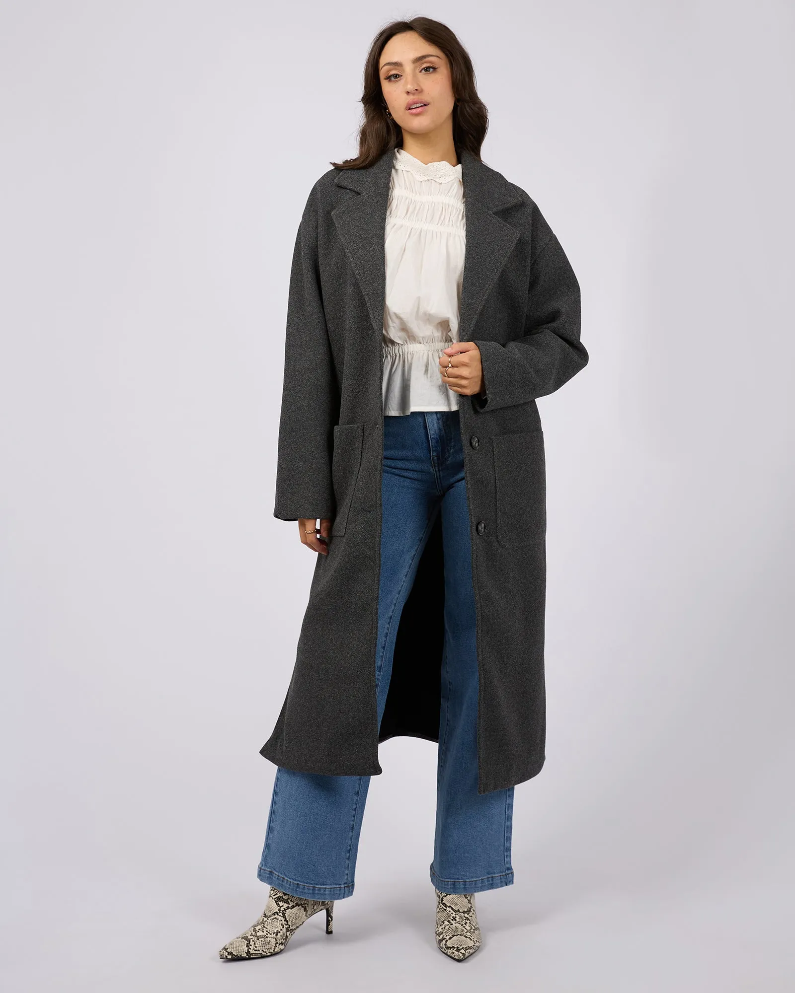 All About Eve Dion Coat Charcoal