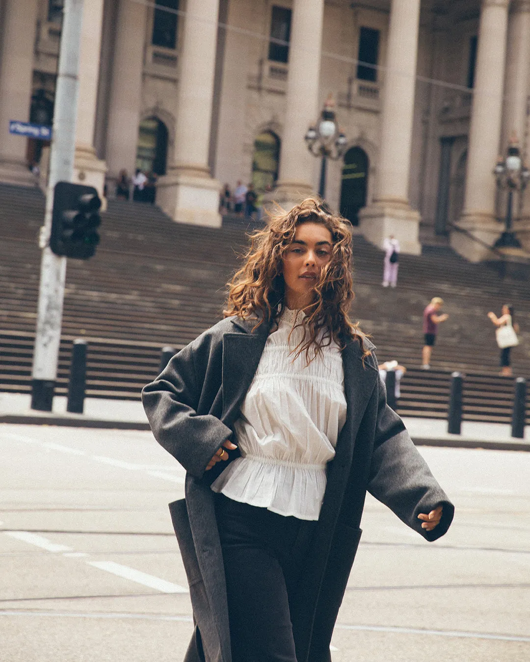 All About Eve Dion Coat Charcoal