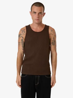 Arts & Industrial Waffle Tank - Postal Brown