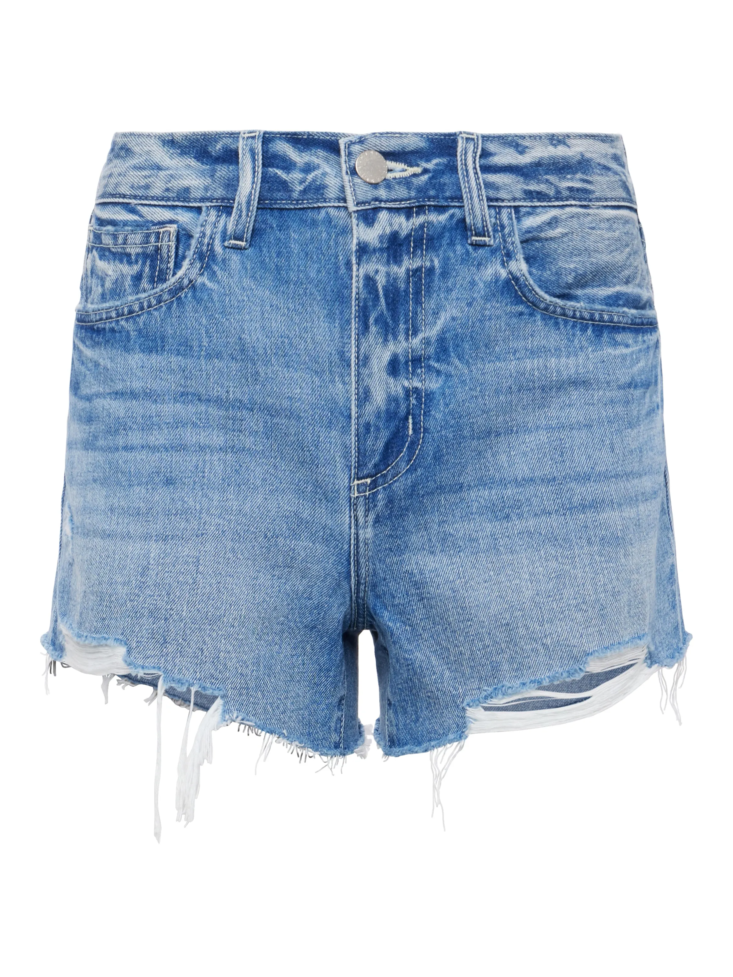 Beck Raw-Hem Denim Short