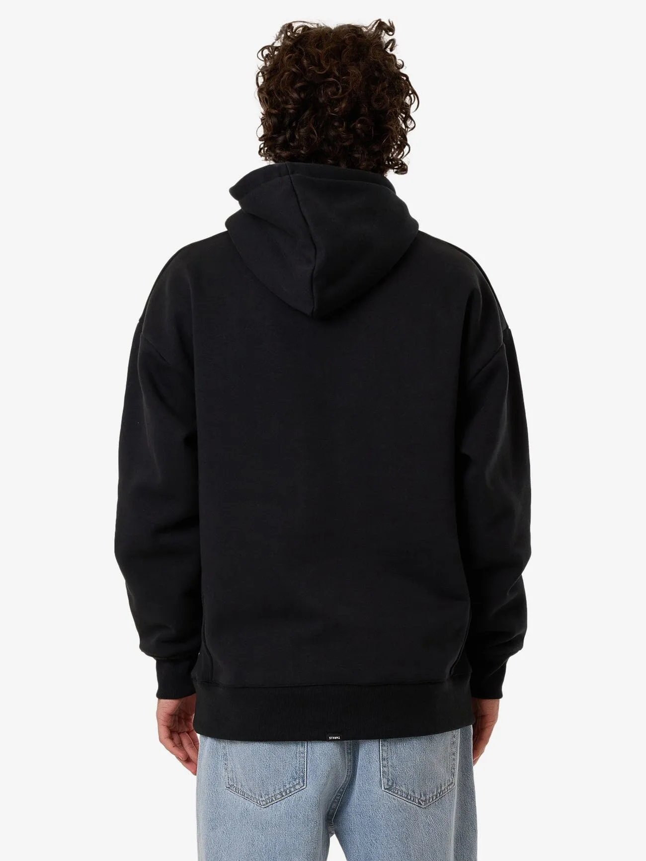 Behind It All Slouch Pull On Hood - Pirate Black