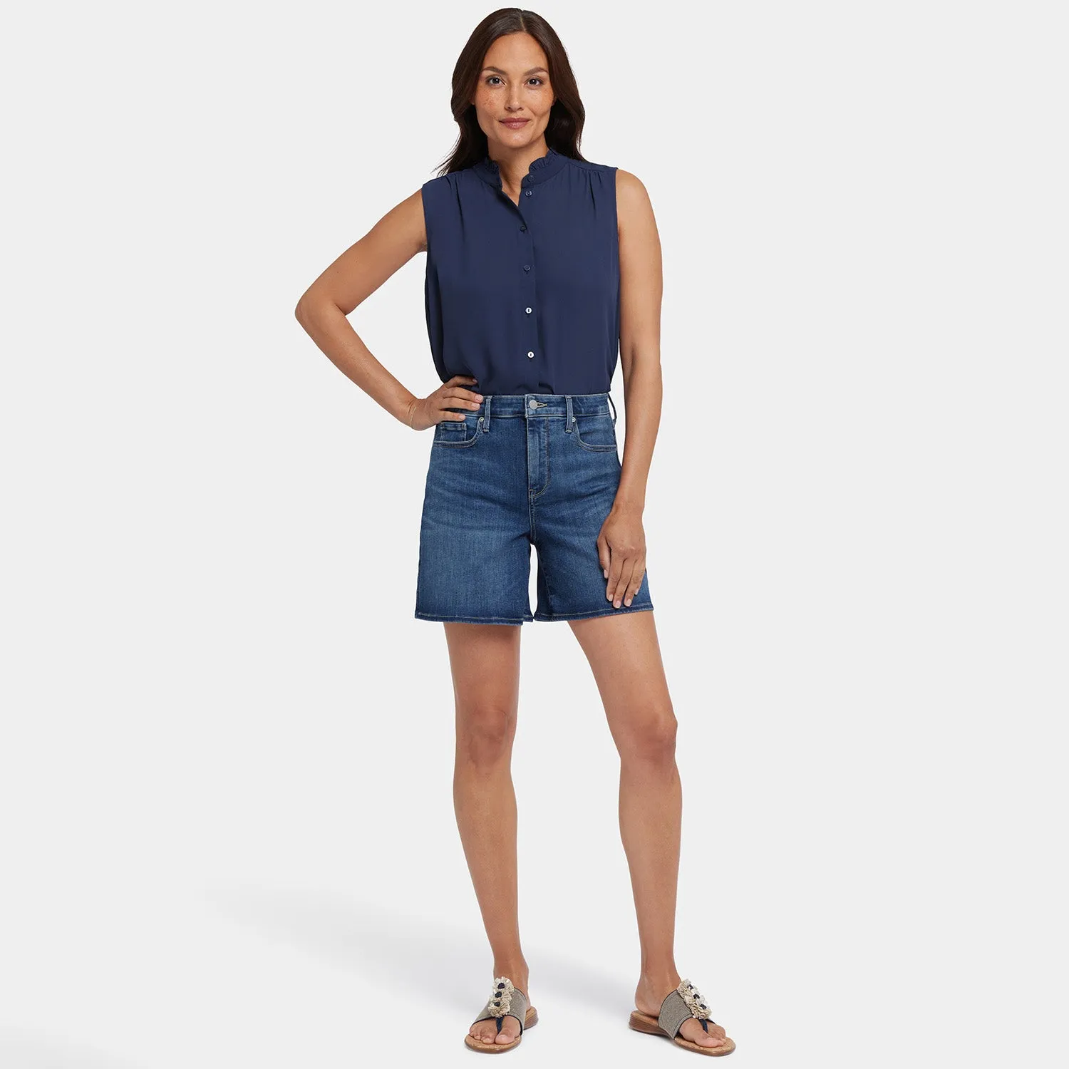 Berkyn Relaxed Denim Shorts - Valencia Surf