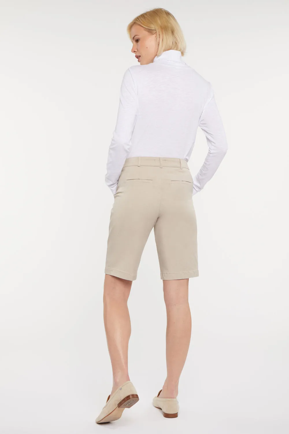 Bermuda Shorts In Petite - Feather