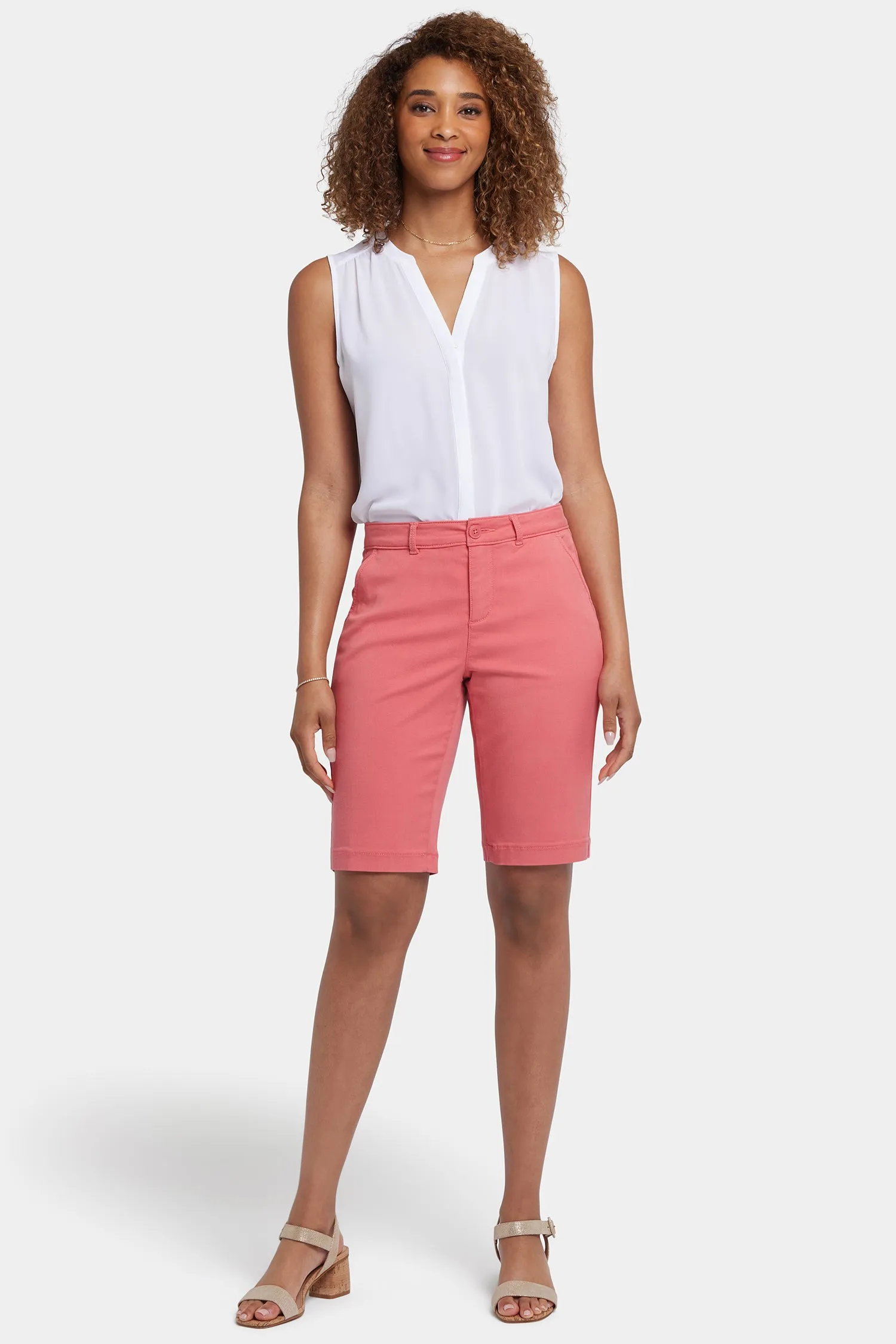 Bermuda Shorts - Spiced Coral