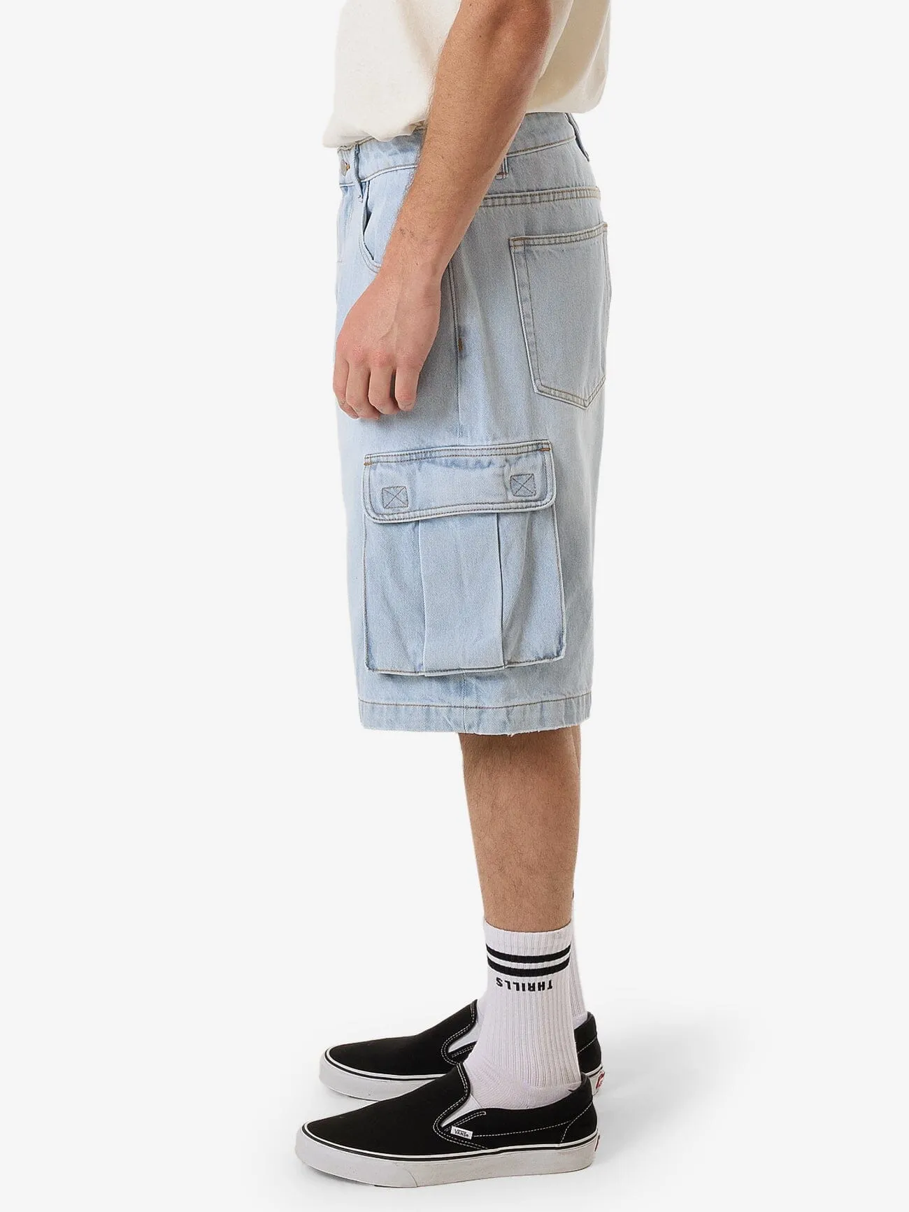 Big Slacker Denim Cargo Short - Epoch Blue
