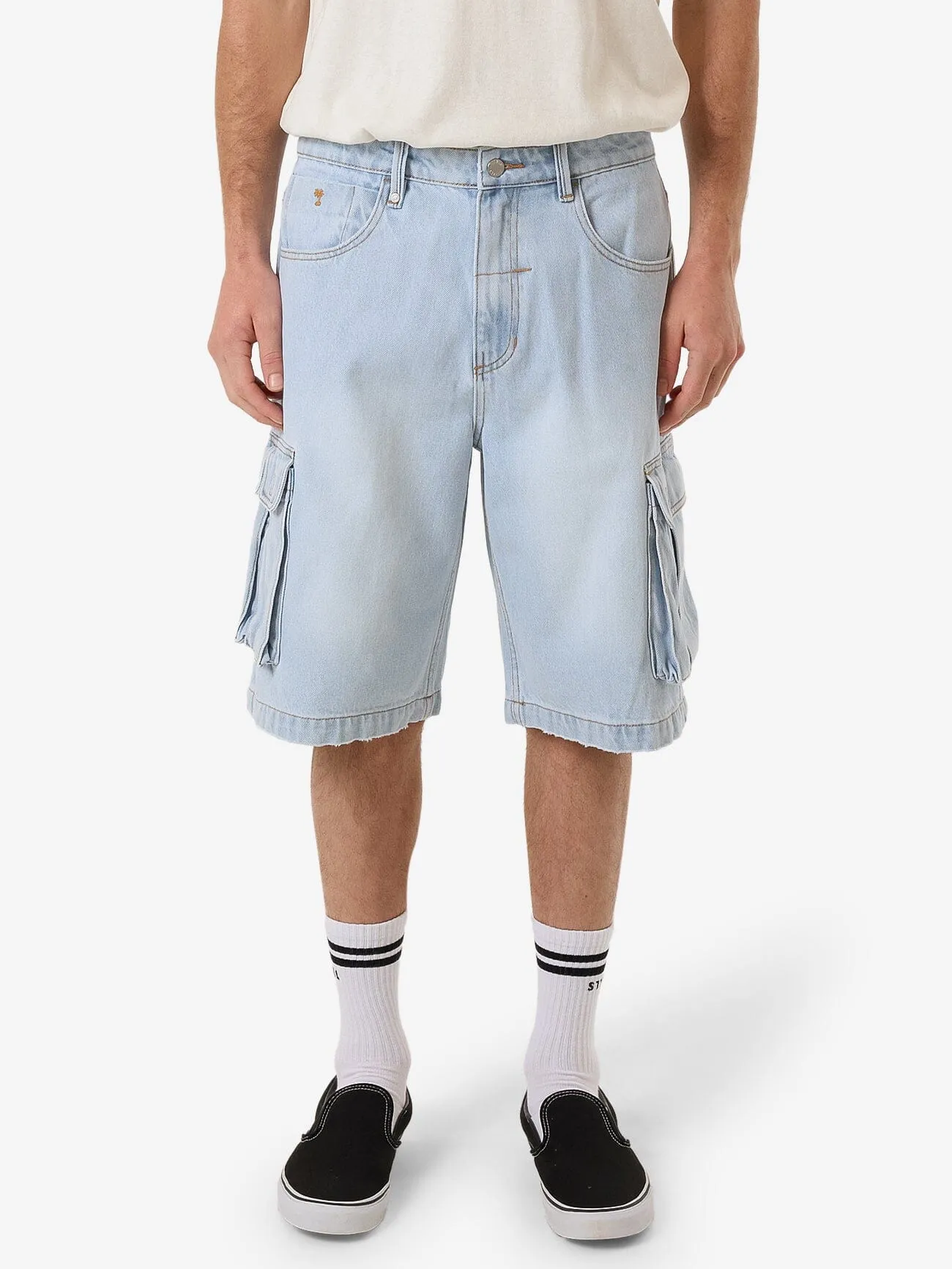 Big Slacker Denim Cargo Short - Epoch Blue