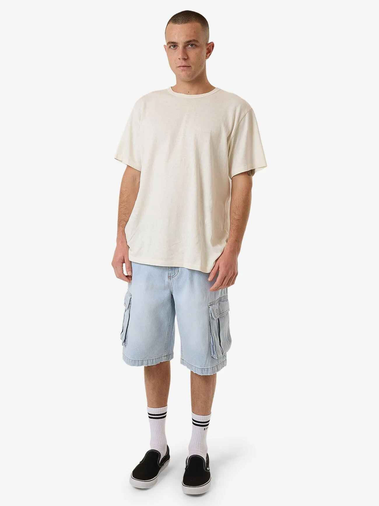 Big Slacker Denim Cargo Short - Epoch Blue