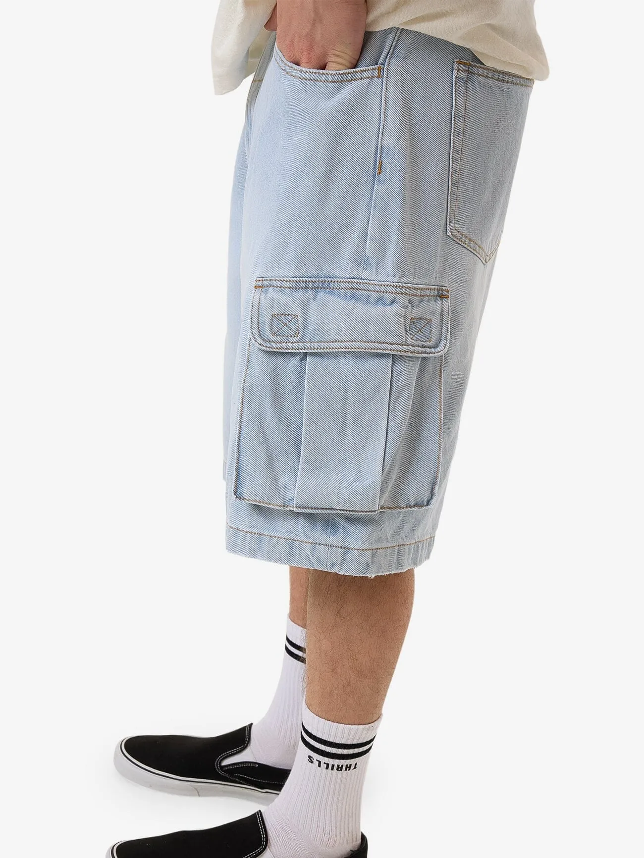 Big Slacker Denim Cargo Short - Epoch Blue