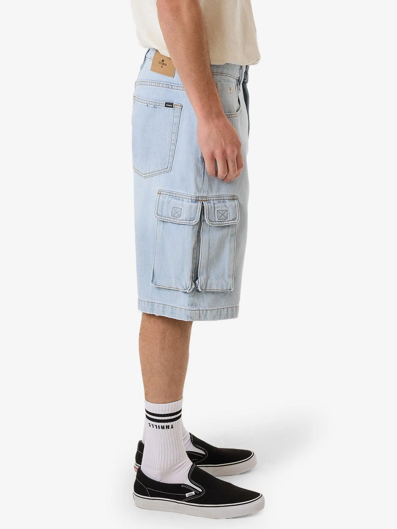 Big Slacker Denim Cargo Short - Epoch Blue