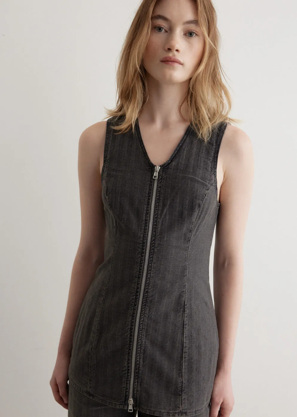 Biker Zip Vest