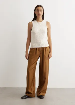Boucle Knitted Halter Top