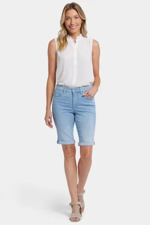 Briella 11 Inch Denim Shorts - Canary Beach