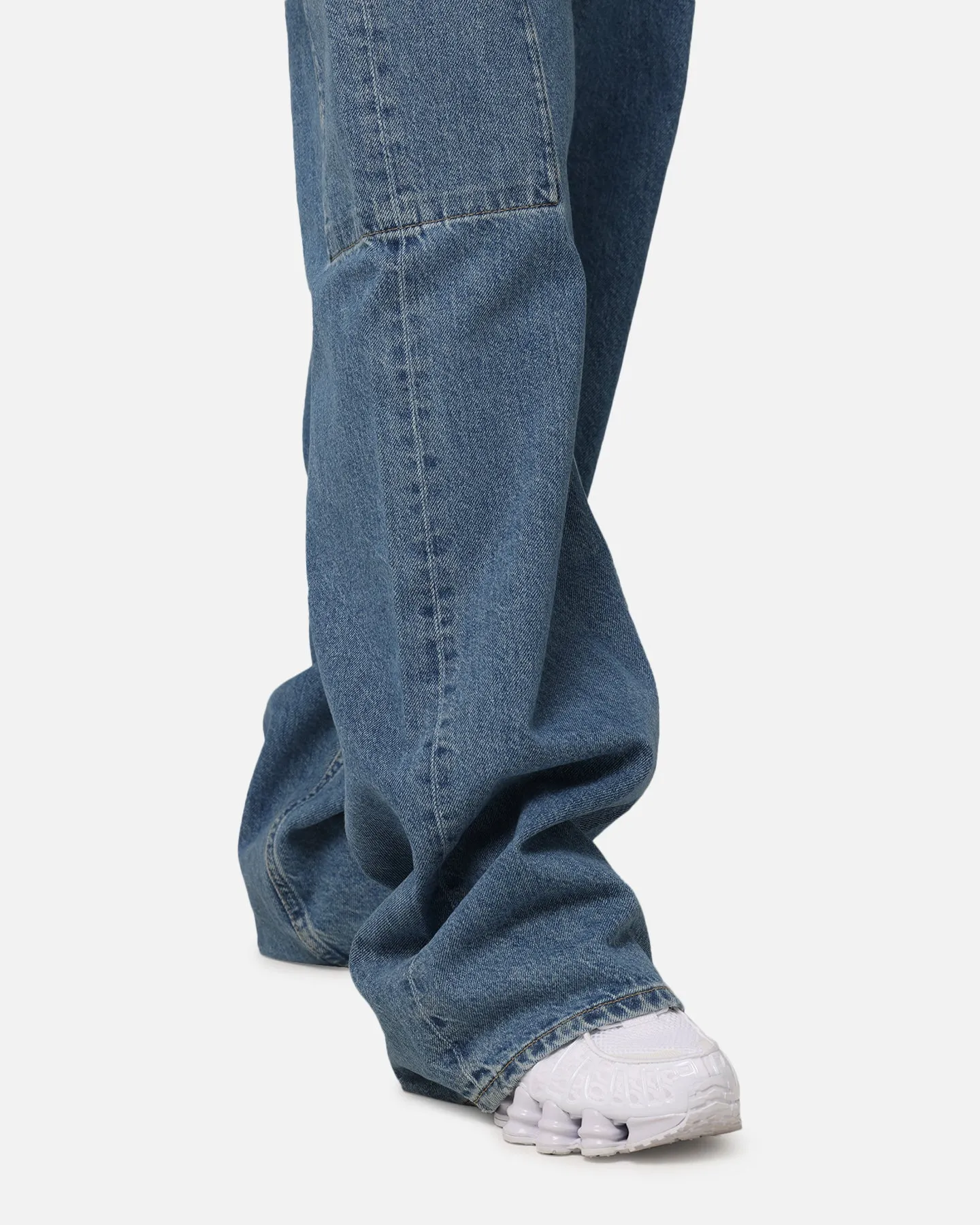 Calvin Klein 90's Loose Cargo Jeans Stone Mid Blue