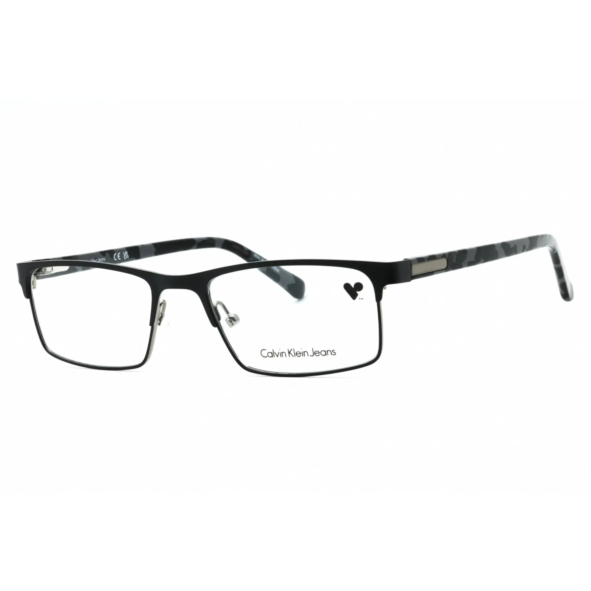 Calvin Klein Jeans Men's Eyeglasses - Black Full Rim Rectangular Frame | CKJ527 001