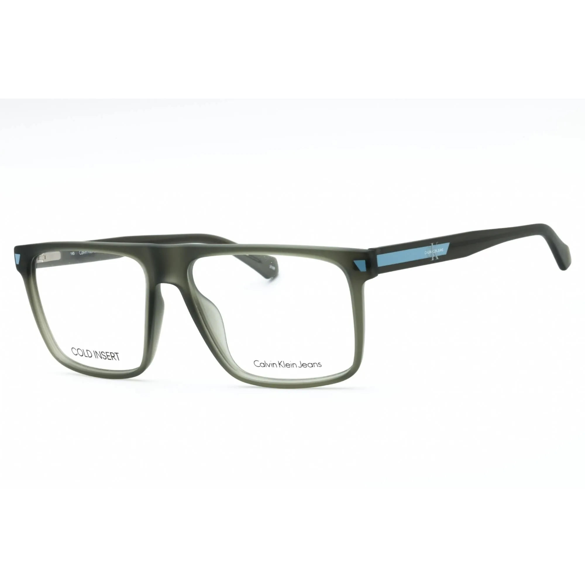 Calvin Klein Jeans Men's Eyeglasses - Grey Full Rim Browline Frame | CKJ21611 050