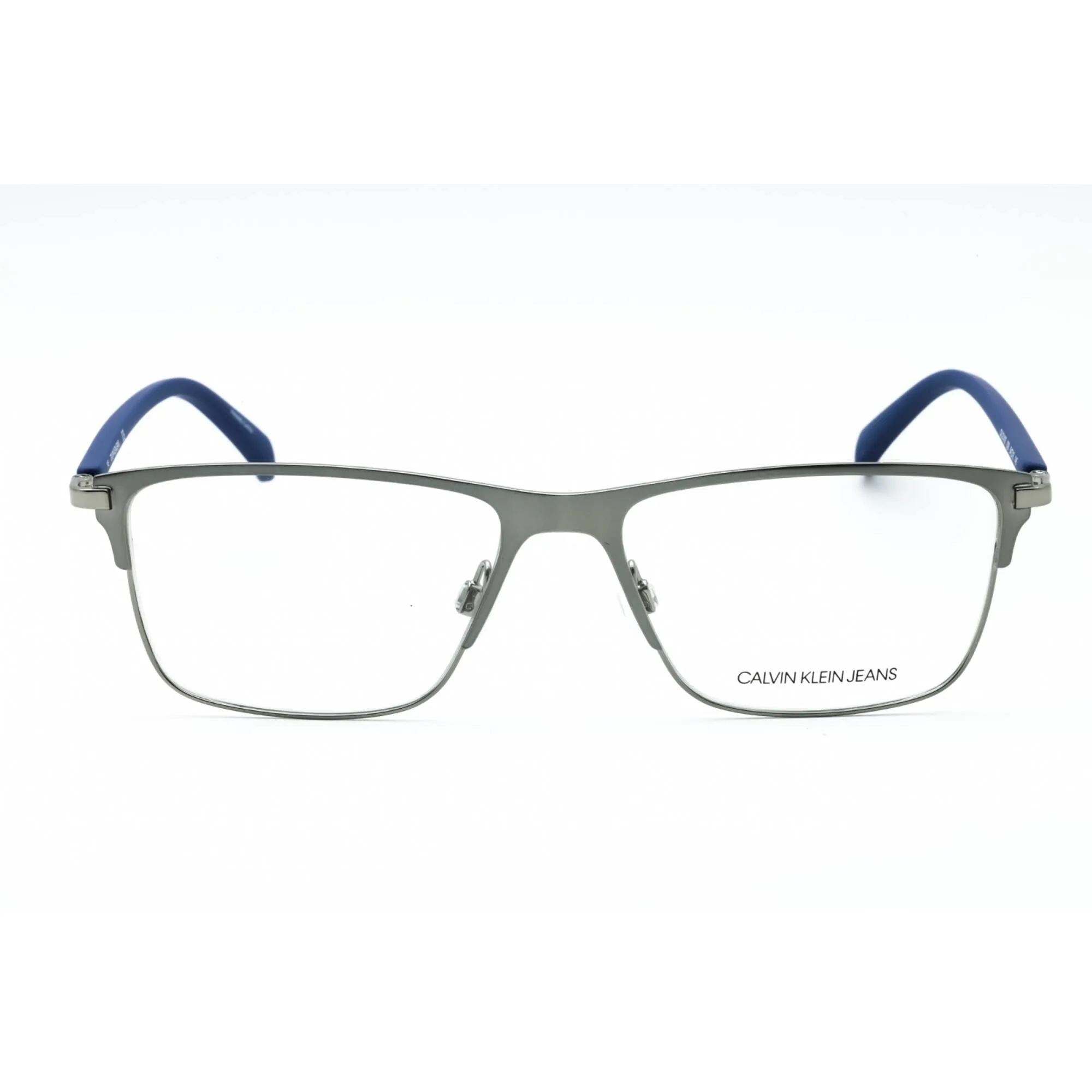 Calvin Klein Jeans Men's Eyeglasses - Satin Gunmetal Full Rim Frame | CKJ21400 008