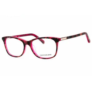 Calvin Klein Jeans Women's Eyeglasses - Pink Tortoise Rectangular Frame | CKJ303 624