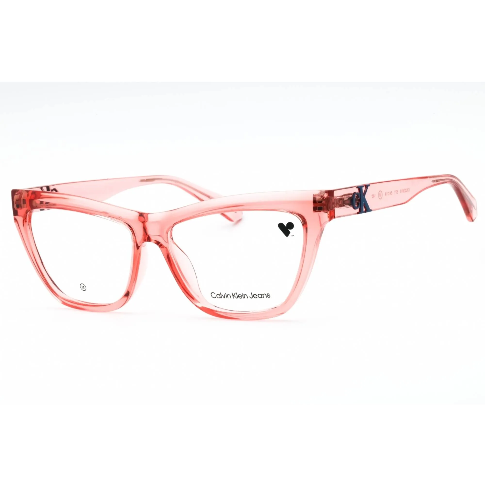 Calvin Klein Jeans Women's Eyeglasses - Rose Full Rim Cat Eye Frame | CKJ23614 671