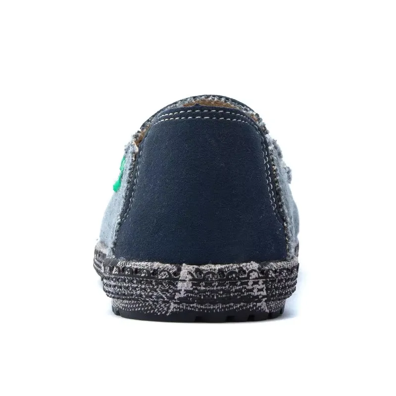 Canvas Loafers Breathable Men Flat Lazy Shoes