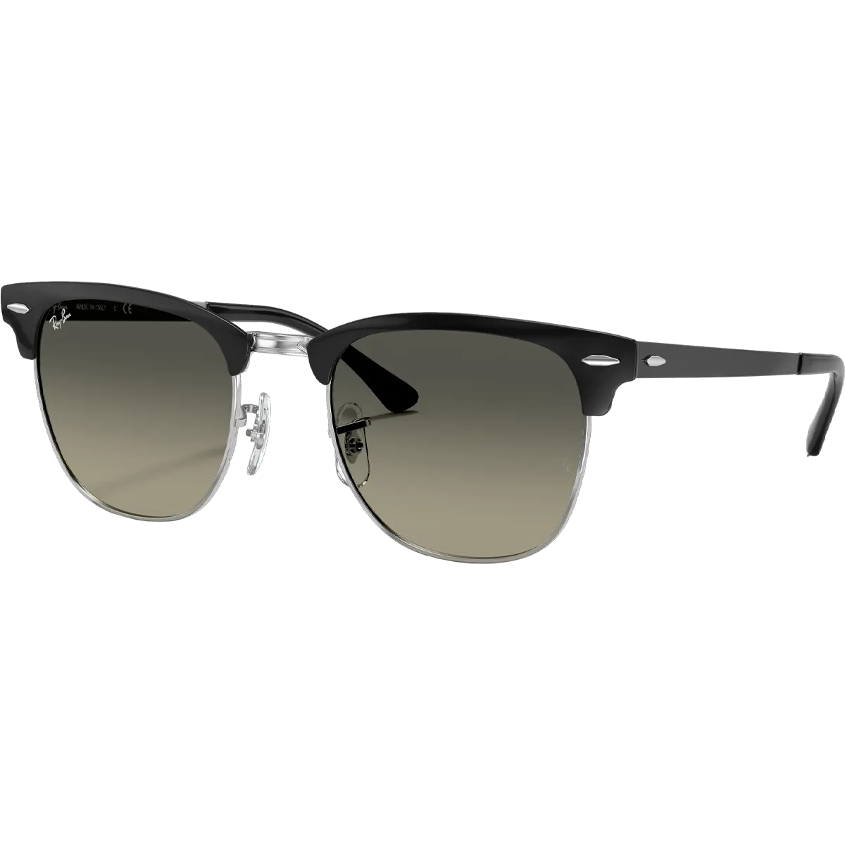 Clubmaster Metal - Polished Black Silver/Grey Gradient
