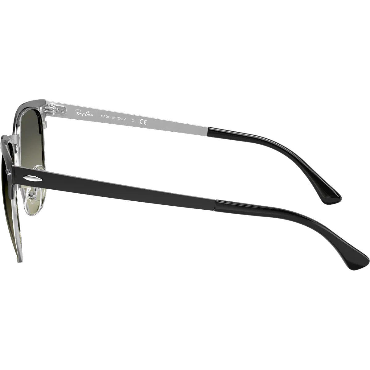 Clubmaster Metal - Polished Black Silver/Grey Gradient