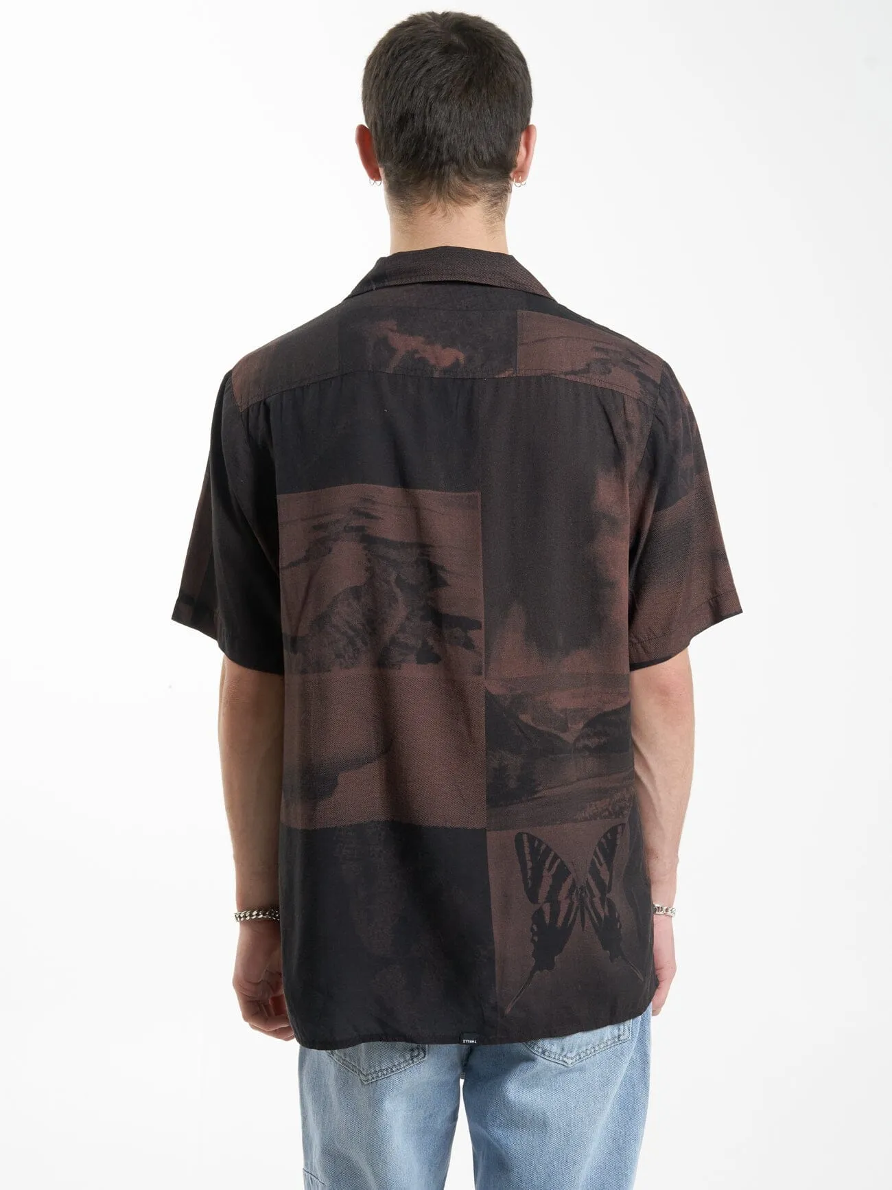 Earthdrone Bowling Shirt - Black