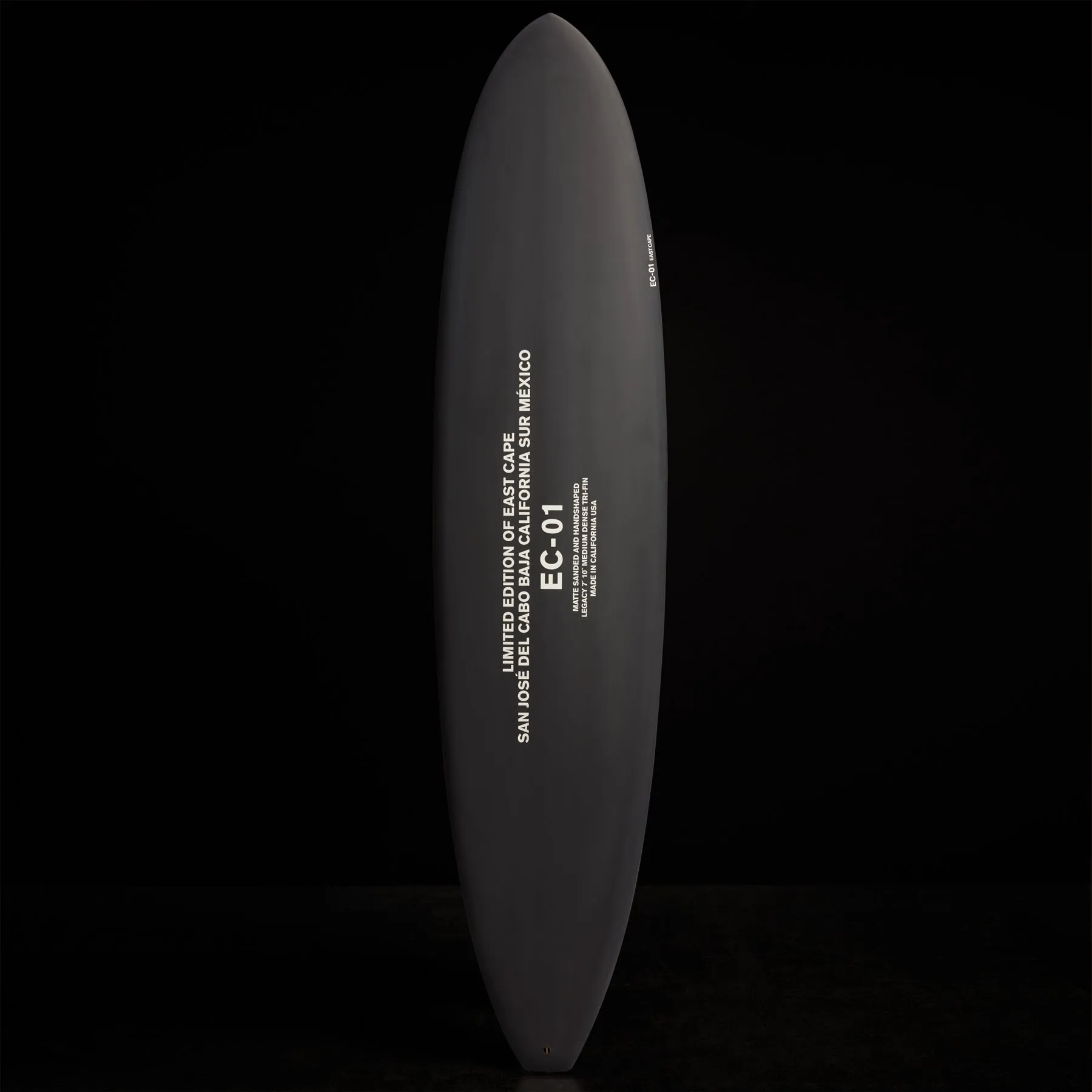 EC01 East Cape Longboard 7'10 - Black