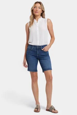 Ella Denim Shorts In Petite - Rio Rapids