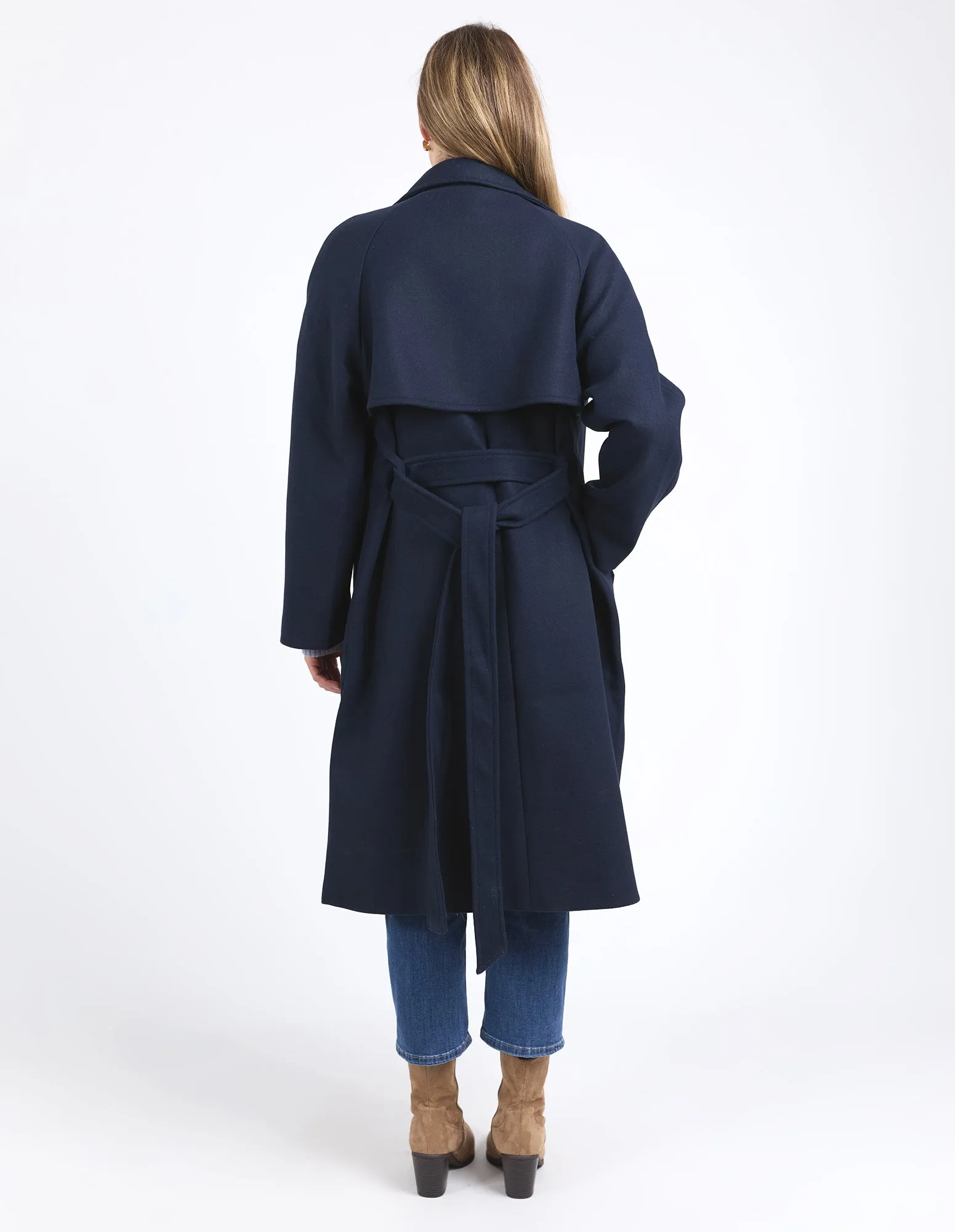 Elm Clemence Coat Dark Sapphire