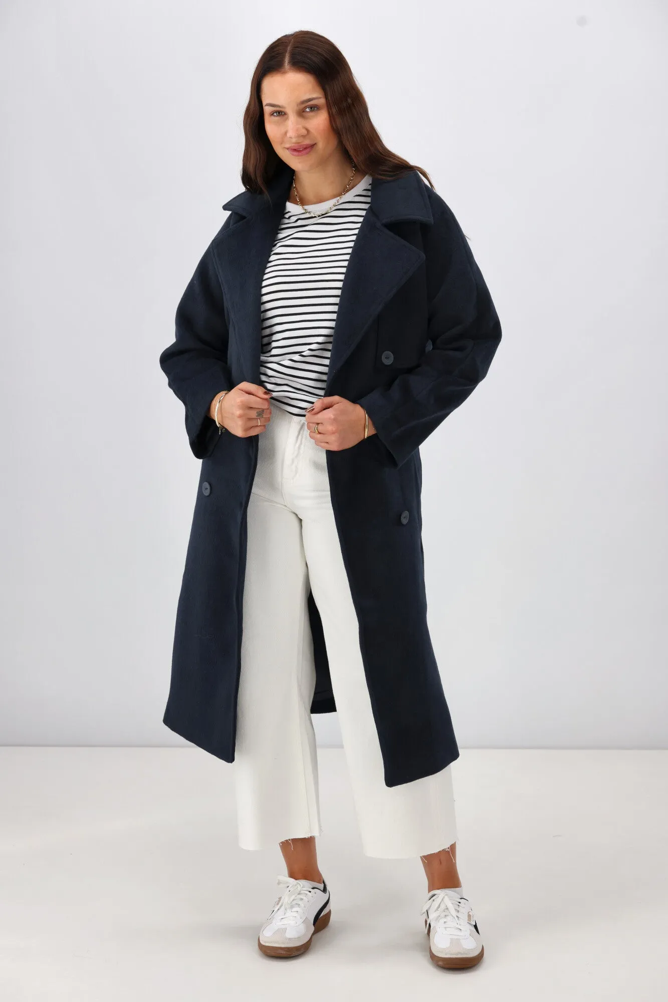 Elm Clemence Coat Dark Sapphire