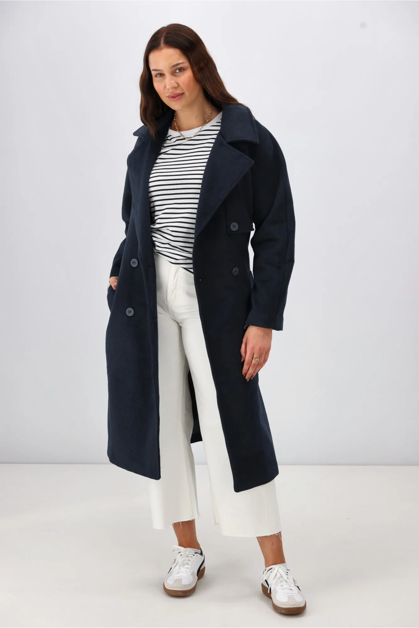 Elm Clemence Coat Dark Sapphire