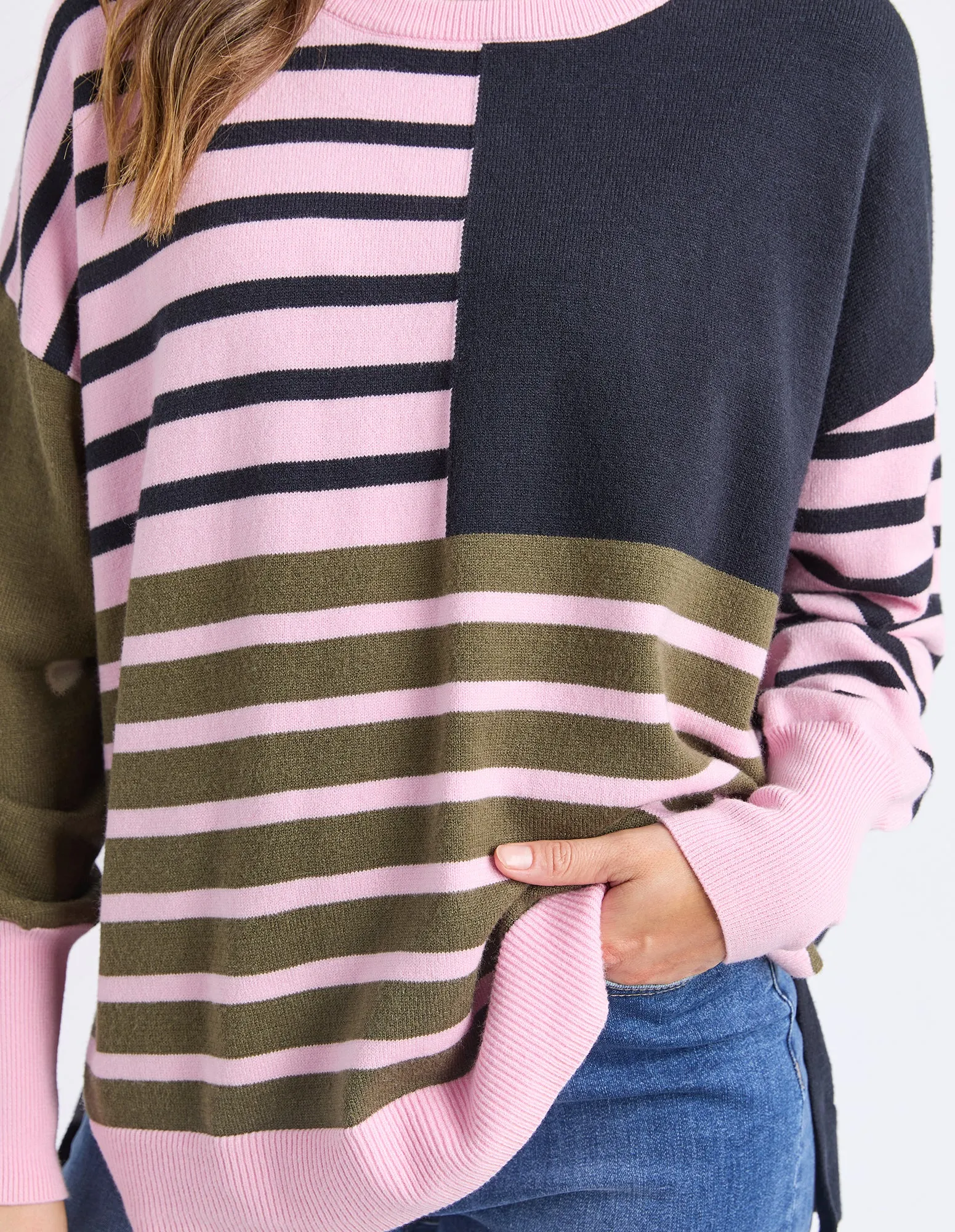 Elm Effie Mixed Knit Four Leaf Clover