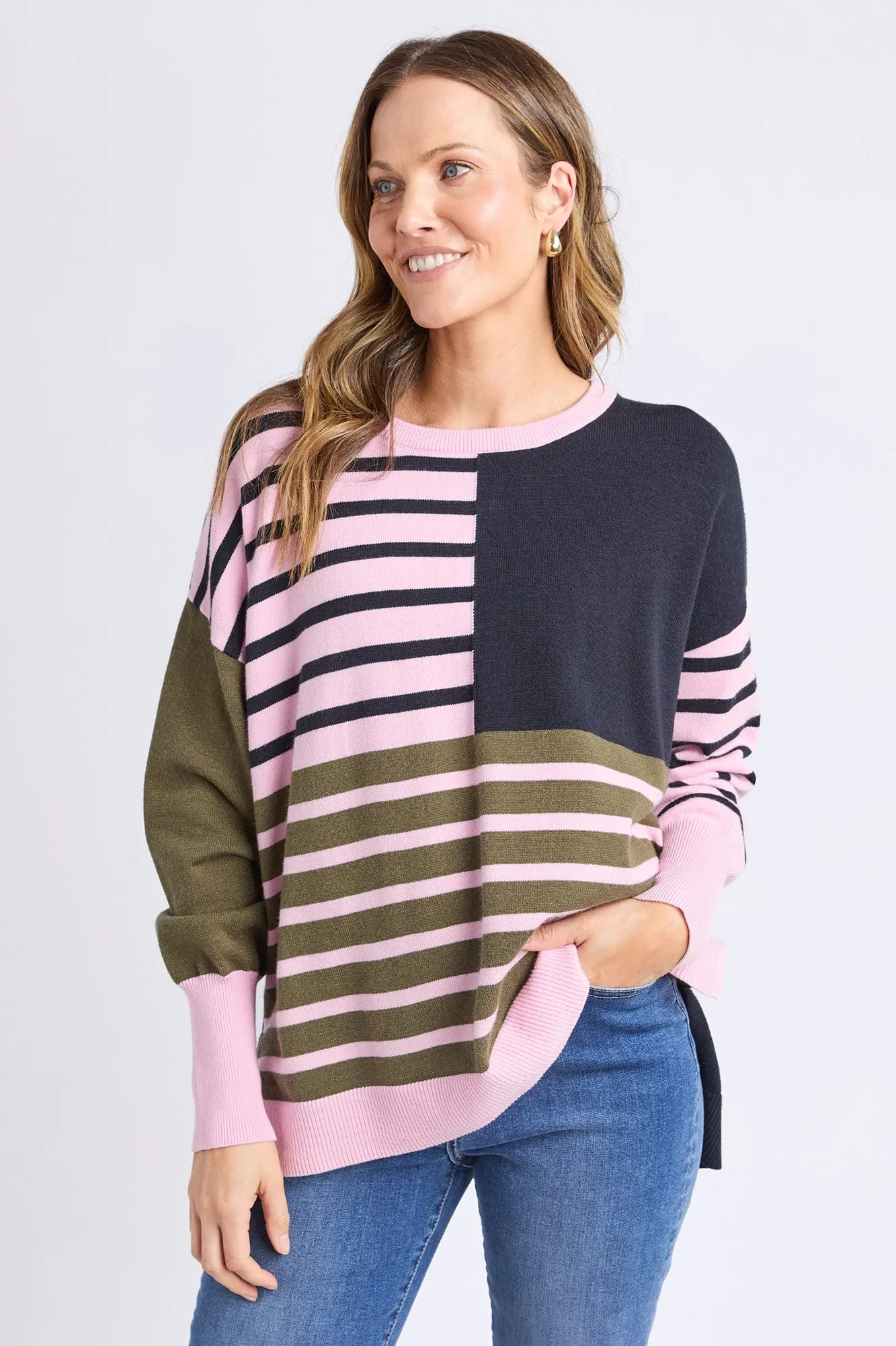 Elm Effie Mixed Knit Four Leaf Clover