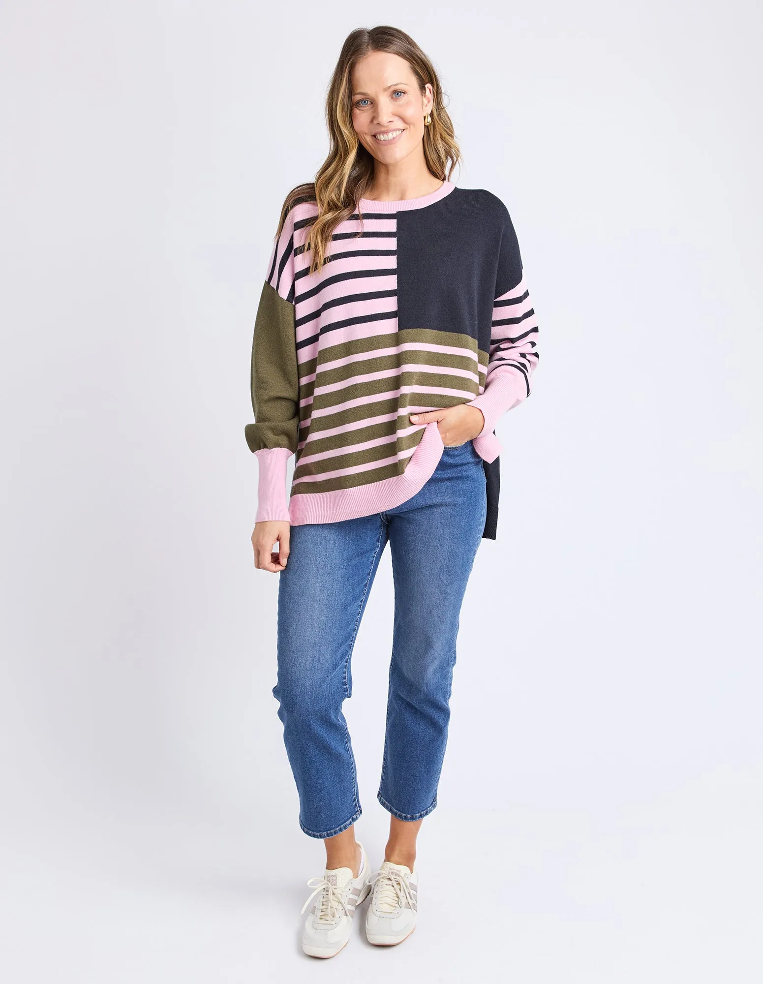 Elm Effie Mixed Knit Four Leaf Clover