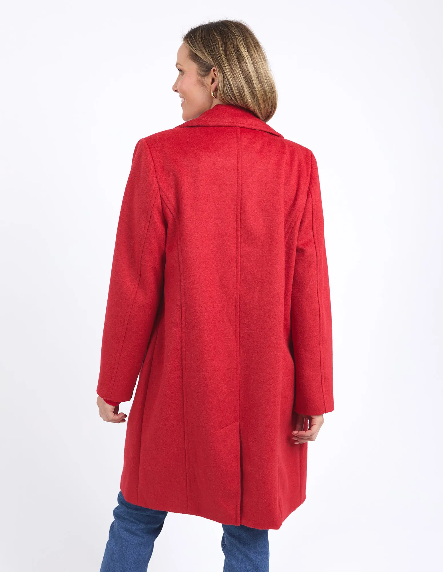 Elm Tasmin Coat Poppy