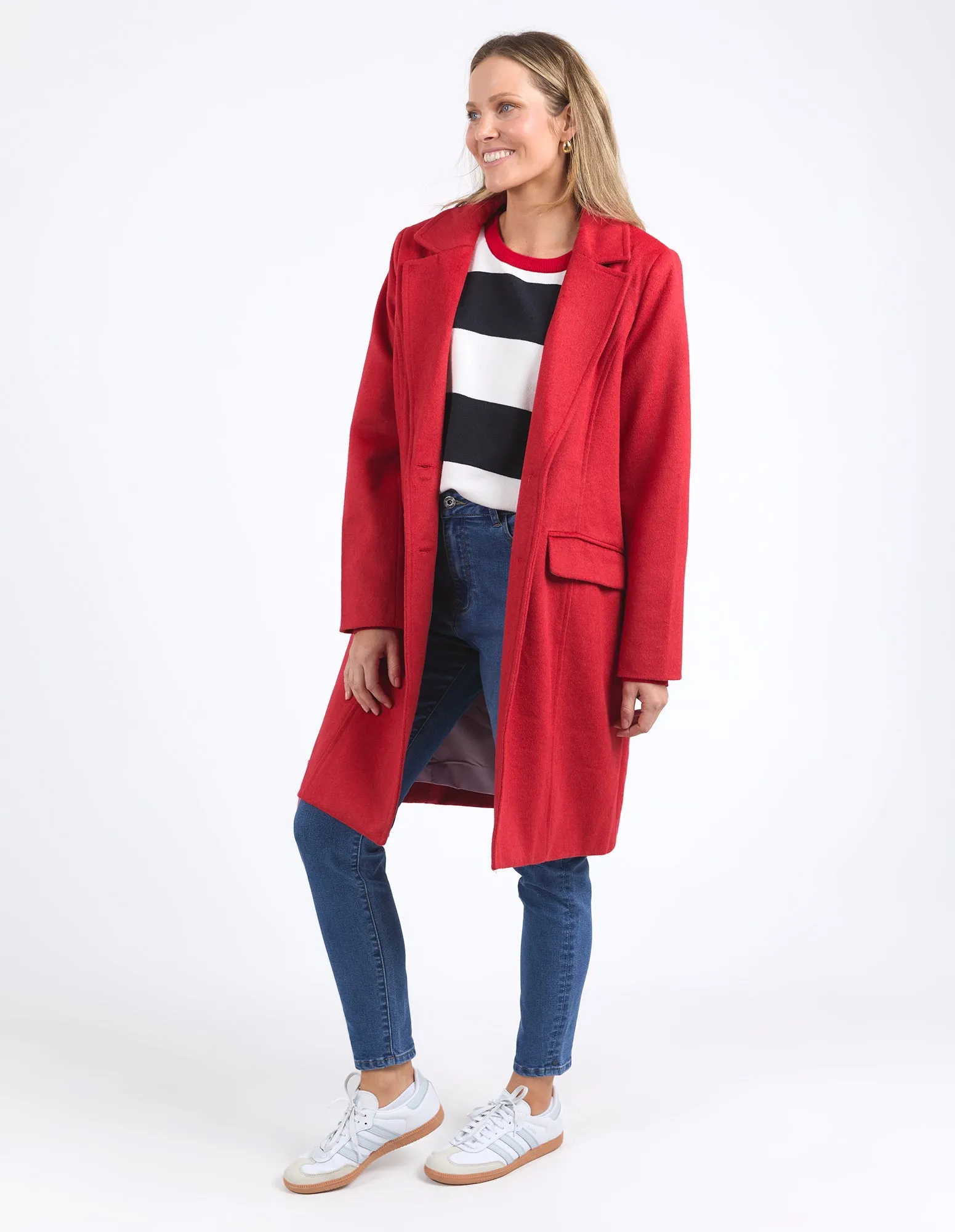 Elm Tasmin Coat Poppy