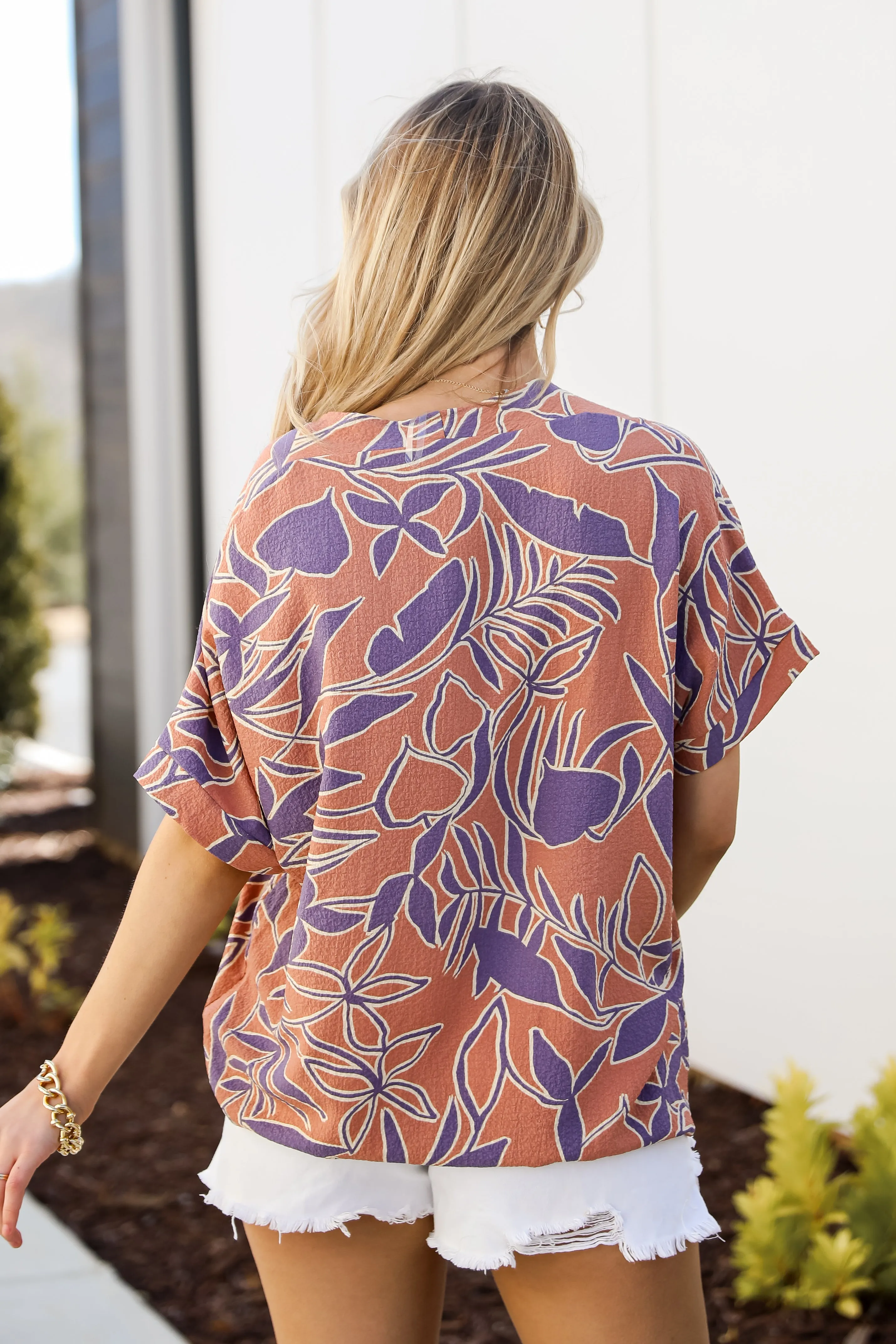 FINAL SALE - Distinctive Charm Floral Blouse